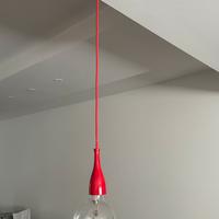 Lampada a sospensione (lampadario) rosso 3 pezzi