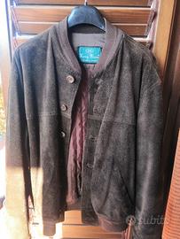 giubbotto in pelle scamosciata 