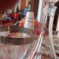 servizio cristallo Versace platino 