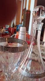 servizio cristallo Versace platino 