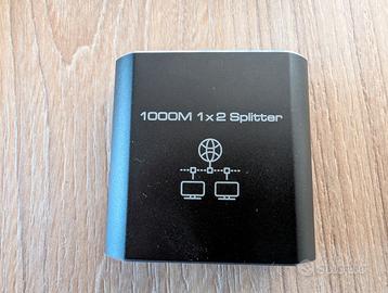 Switch Ethernet 2 Porte Sdoppiatore Splitter RJ45