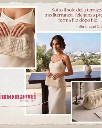 Clutch Strass SIMONAMI CROCHET  + BUONO SCONTO 