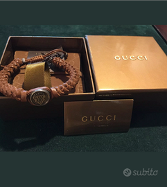 Gucci bracciale crest arg. 925 % - originale