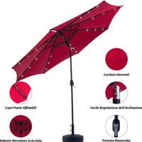 gazebo 2m x2m e ombrellone 3m x 3m come nuovi 