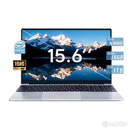 Laptop Intel N4000 15,6'' 16 GG 2TB SSD Full HD 4K