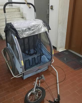 Carrellino portabimbi per bicicletta