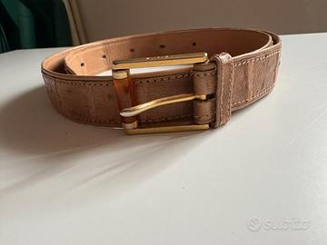 Cintura Chloè Vintage in vero coccodrillo opaco.