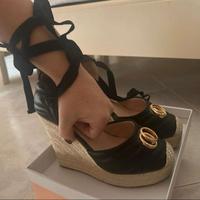 Scarpe tacco a zeppa 38