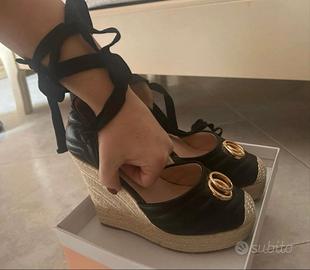 Scarpe tacco a zeppa 38