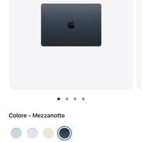 MacBook Air M5 13 pollici colore Mezzanotte