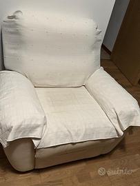 Divano tre posti più poltrona singola