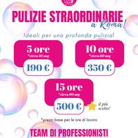 Pulizie straordinarie Roma Pacchetti a prezzo fiss