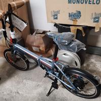 Bici elettrica pieghevole unisex nuova in lega