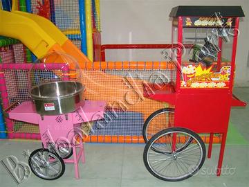 Attrezzature Dolciarie Pop Corn e Zucchero Filato