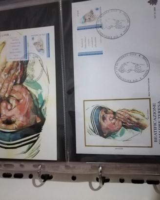 Buste  e cartoline con francobolli timbrati dalle