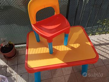 Tavolo bimbi con seggiolina