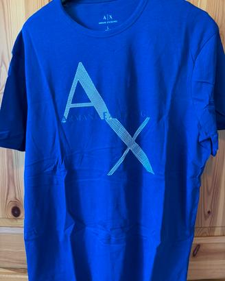 T-shirt Armani Exchange Blu tgL