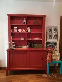 Credenza rossa amaranto