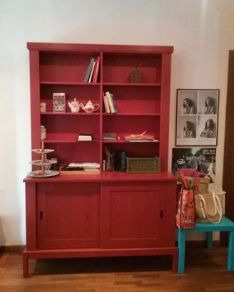 Credenza rossa amaranto