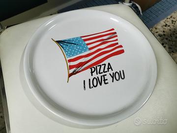 Lotto 4 piatti per pizza vintage 30cm