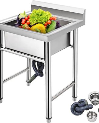 Lavello Commerciale in Acciaio Inossidabile Cucina