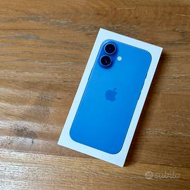 iPhone 16 Ultramarine NUOVO con sigilli e ricevuta