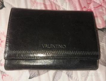  portafoglio pelle nero, Mario Valentino,vintage