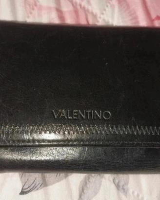  portafoglio pelle nero, Mario Valentino,vintage