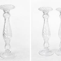 Candelabri in vetro fatti a mano