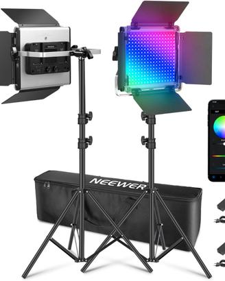 Kit Luci - 2 NEEWER LED RGB 660 PRO II