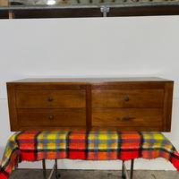 Cassettiera bassa in legno - 4 cassetti - 72x48cm