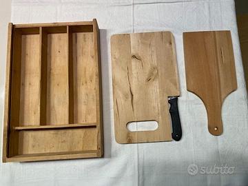 Set Cucina Rustico in Legno
