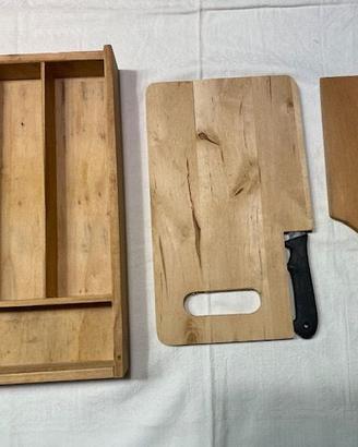 Set Cucina Rustico in Legno