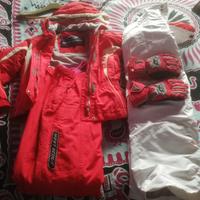 tuta sci anni 8 slim + pantalone 8 anni