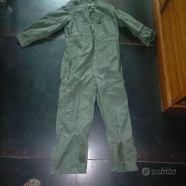 tuta da pilota italiano militare vintage