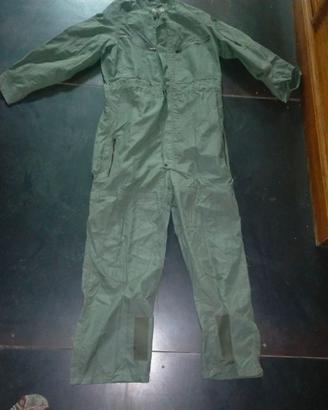 tuta da pilota italiano militare vintage