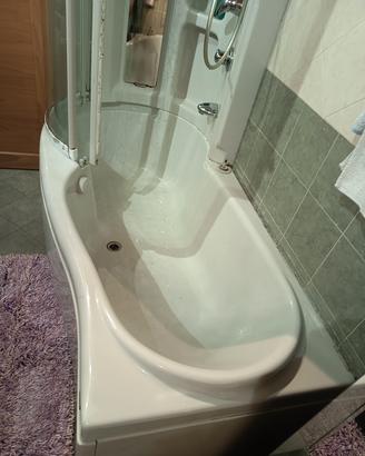 vasca con cabina doccia 