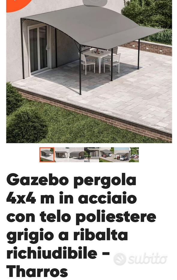 Gazebo da giardino Modena Carpi – In ferro battuto legno prezzi offerte