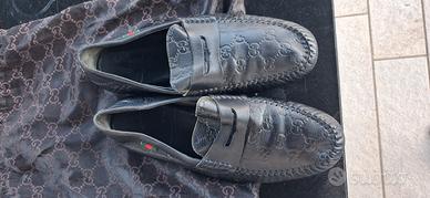mocassino pelle martellata Gucci