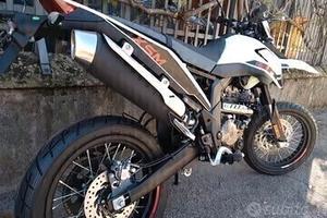 Malaguti XSM 125-MOTARD-MOTORE APRILIA-ABS-BIANCO