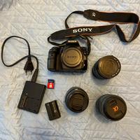 Sony a58 + ottiche