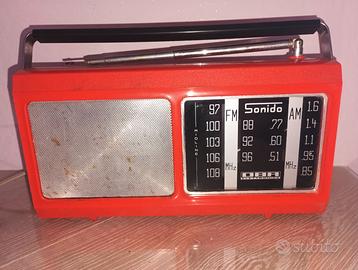 Radio vintage transistor,AM/FM,funzionante,anni 70