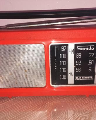 Radio vintage transistor,AM/FM,funzionante,anni 70