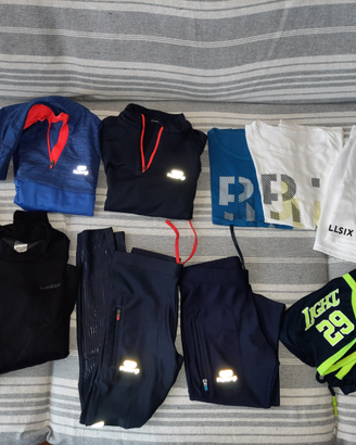 Abbigliamento sportivo bambino 8-9 anni