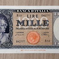 Banconota 1.000 Lire Italia (Testina), 20/03/1947