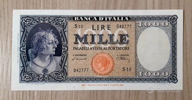 Banconota 1.000 Lire Italia (Testina), 20/03/1947