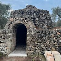 Terreno con due trulli