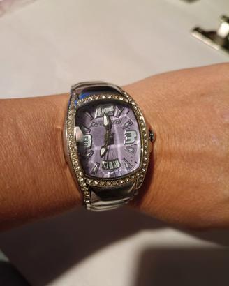 orologio  chronotec donna in acciaio