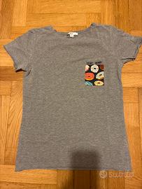 Maglietta grigia Dunkin’ Donuts Subdued vintage