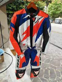 TUTA  IN PELLE MOTO DIVISIBILE DAINESE 